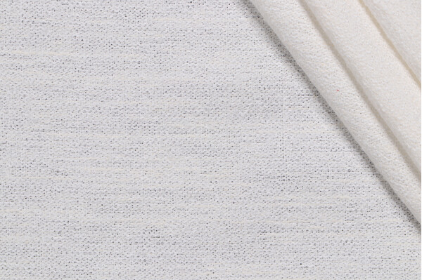 PK Lifestyles Caleb Sheer Drapery Fabric in Ivory 