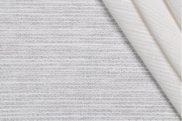 PK Lifestyles Noah Sheer Drapery Fabric in White 