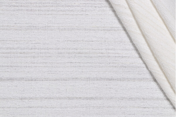 PK Lifestyles Westdale Sheer Woven Drapery Fabric in White 