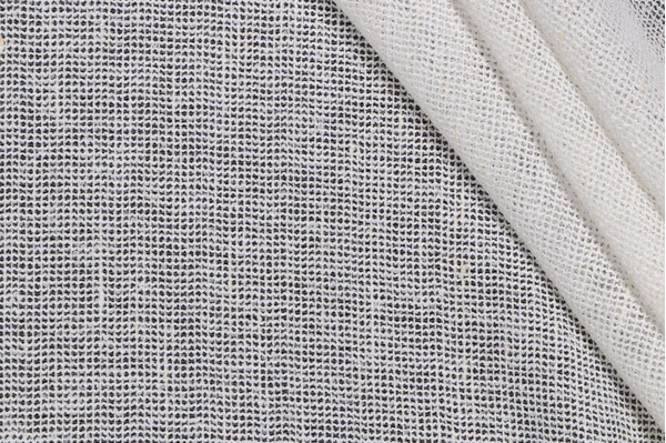 PK Lifestyles Lucas Sheer Drapery Fabric in White 