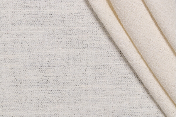 PK Lifestyles Caleb Sheer Drapery Fabric in Cream 