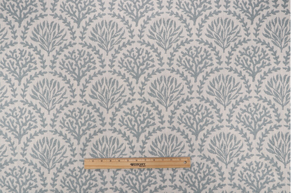 PK Lifestyles Narella Woven Upholstery Fabric in Seaglass 