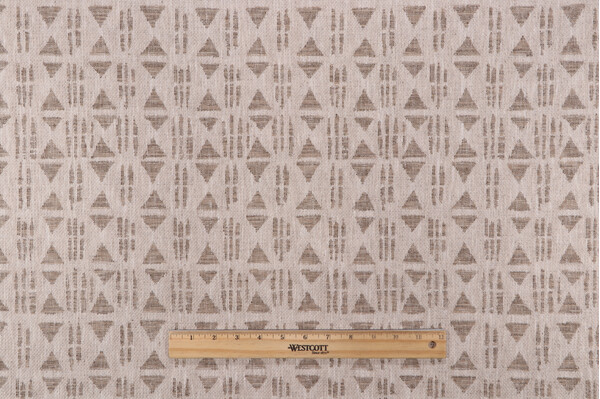 Sample of PK Lifestyles Corfu Woven Upholstery Fabric in Sepia 
