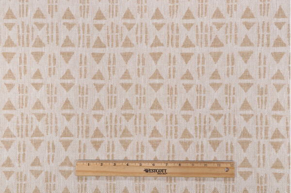 Sample of PK Lifestyles Corfu Woven Upholstery Fabric in Gold 