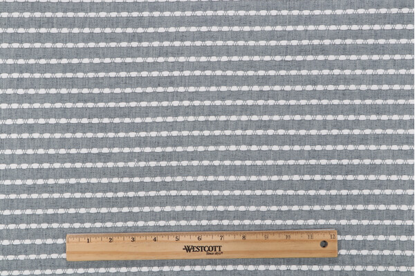 PK Lifestyles Ridgeline Woven Upholstery Fabric in Glacier 