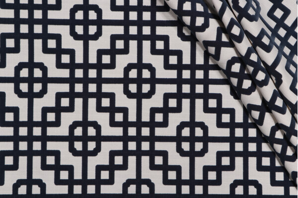 Click for PK Lifestyles Interlacing Flocked Decorator Fabric in Dresden  PK Lifestyles Interlacing Flocked Decorator Fabric in Dresden