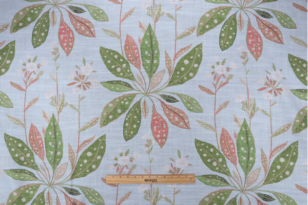 Click for PK Lifestyles Utter Charm Printed Cotton Blend Drapery Fabric in Malibu  PK Lifestyles Utter Charm Printed Cotton Blend Drapery Fabric in Malibu