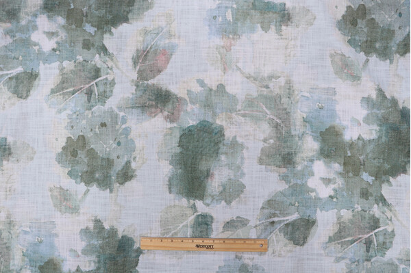 Click for PK Lifestyles Still Waters Printed Cotton Drapery Fabric in Jade  PK Lifestyles Still Waters Printed Cotton Drapery Fabric in Jade