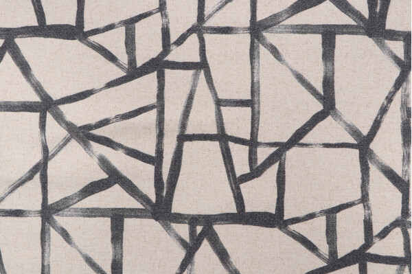 Click for PK Lifestyles What's Your Angle Printed Decorator Fabric in Charcoal  PK Lifestyles What's Your Angle Printed Decorator Fabric in Charcoal