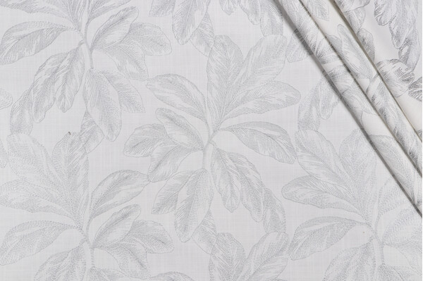 PK Lifestyles Paradise Embroidered Decorator Fabric in Mist 