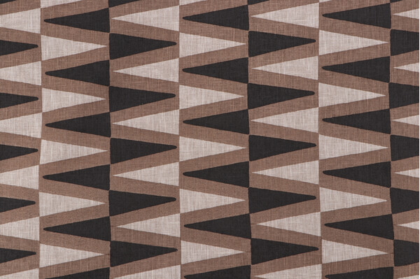 Click for P Kaufmann Sheldon Printed Cotton Blend Drapery Fabric in Chocolate  P Kaufmann Sheldon Printed Cotton Blend Drapery Fabric in Chocolate