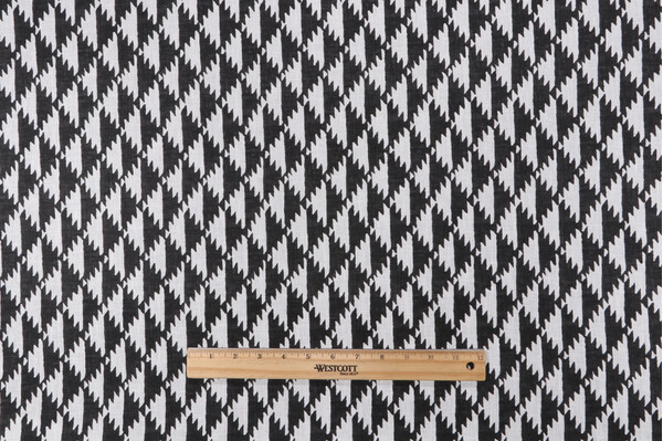 Click for P Kaufmann Kiva Printed Cotton Blend Drapery Fabric in Soft Black  P Kaufmann Kiva Printed Cotton Blend Drapery Fabric in Soft Black