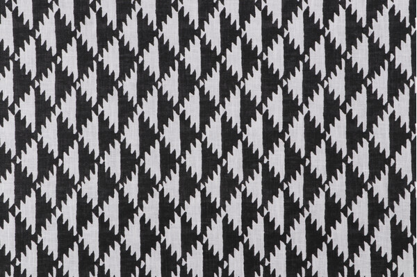 Click for P Kaufmann Kiva Printed Cotton Blend Drapery Fabric in Soft Black  P Kaufmann Kiva Printed Cotton Blend Drapery Fabric in Soft Black