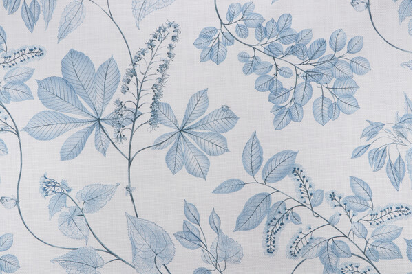 P Kaufmann Colette Printed Cotton Decorator Fabric in Porcelain 