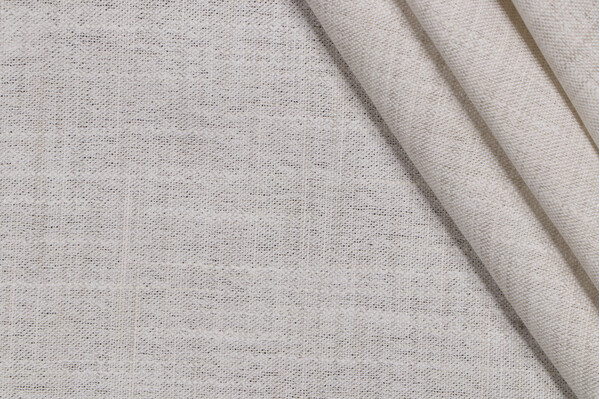 Sample of Braemore Bangkok Semi-Sheer Drapery Fabric in Stoneware 