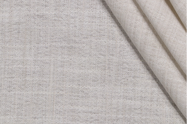 Sample of Braemore Bangkok Semi-Sheer Drapery Fabric in Stoneware 