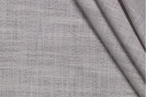 Sample of Braemore Bangkok Semi-Sheer Drapery Fabric in Platinum 