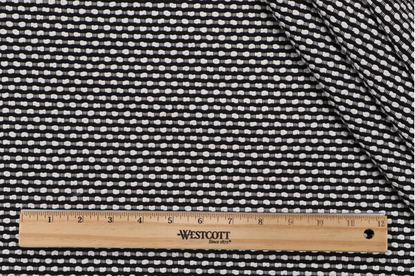 PK Lifestyles Breuer Woven Upholstery Fabric in Domino 