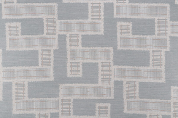 Sample of PK Lifestyles Express Track Woven Upholstery Fabric in Mist 
