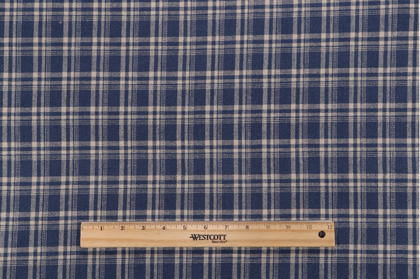 PK Lifestyles Clyde Woven Upholstery Fabric in Indigo 