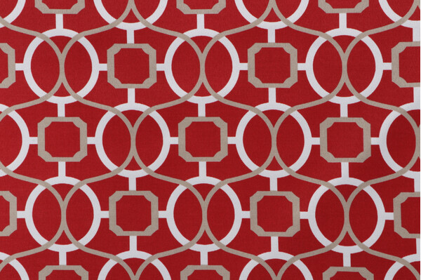 Sample of Bryant Fabrics Helix Printed Polyester Outdoor Fabric in Calypso 