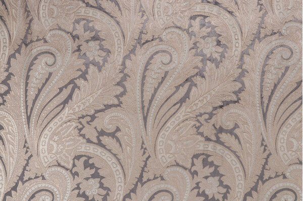Maggiore Printed Velvet Decorator Fabric in Sabbia 