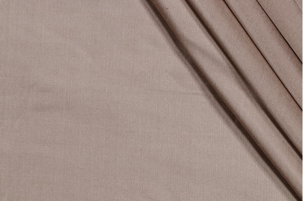 Gino Silk Decorator Fabric in Taupe 