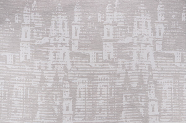 Sunbrella City Skyline Woven Solution Dyed Acrylic Outdoor Fabric in Dove 