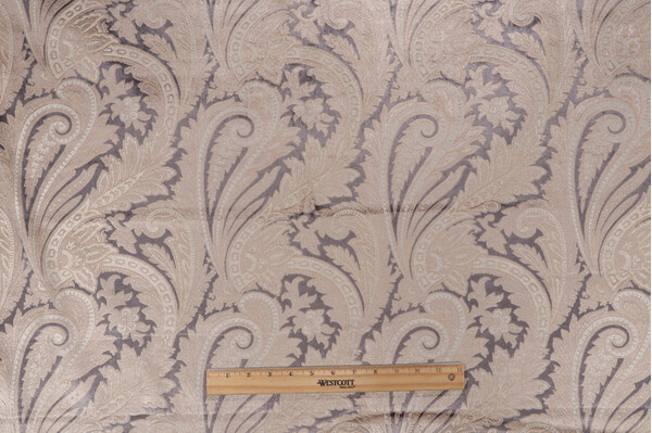 Maggiore Printed Velvet Decorator Fabric in Sabbia