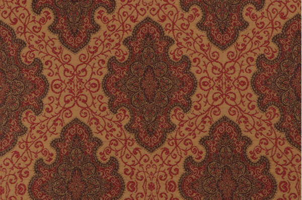 1 Yard Fonthill Amaya Tapestry Upholstery Fabric in Tobacco/Multi