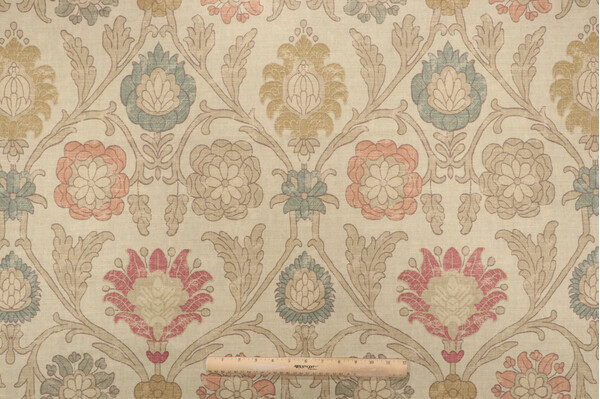 Thibaut Buccini F96053 Printed Drapery Fabric in Gold