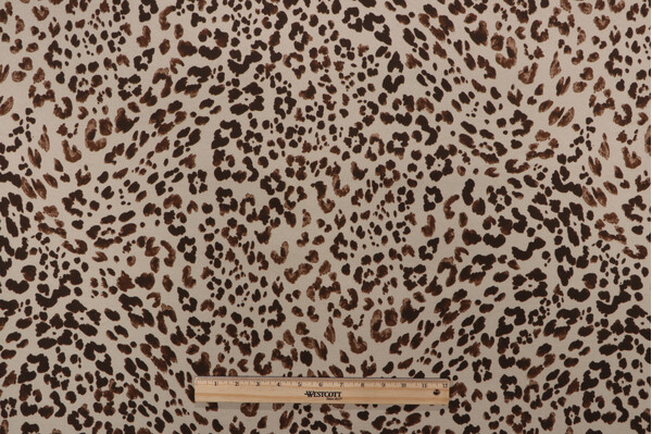 Tommy Bahama Sunny Spots Printed Polyester Outdoor Fabric in Hemp