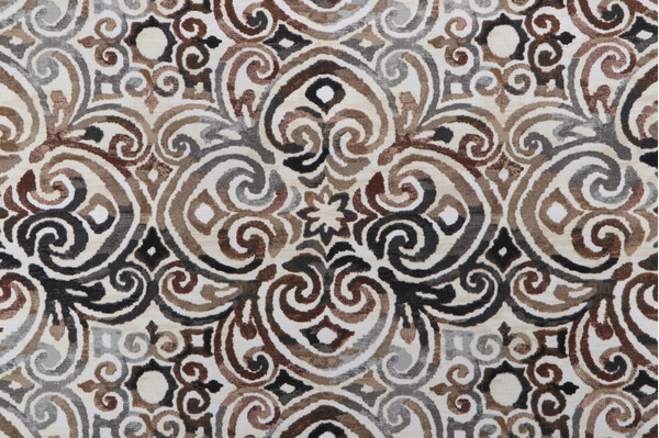 Bryant Fabrics Corinthian Printed Polyester Outdoor Fabric in Driftwood