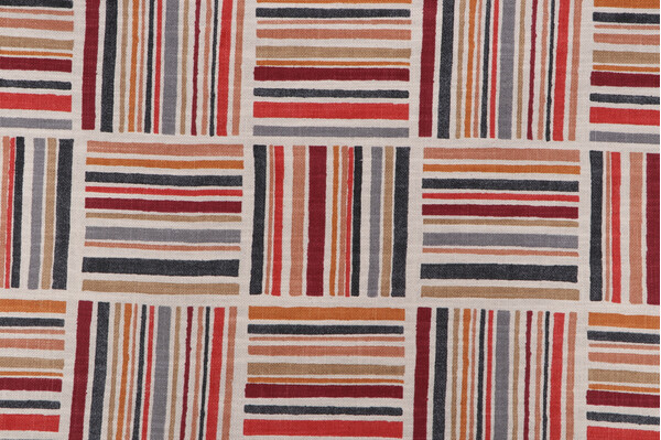 PK Lifestyles Modern Matters Printed Cotton Blend Drapery Fabric in Canyon