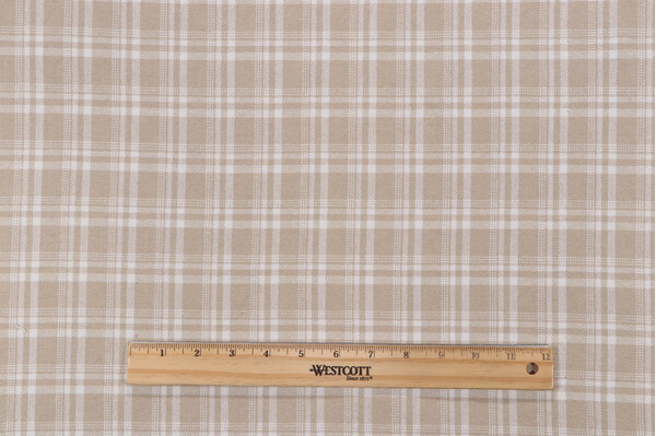 PK Lifestyles Clyde Woven Upholstery Fabric in Linen