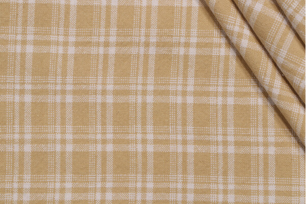 PK Lifestyles Clyde Woven Upholstery Fabric in Golden