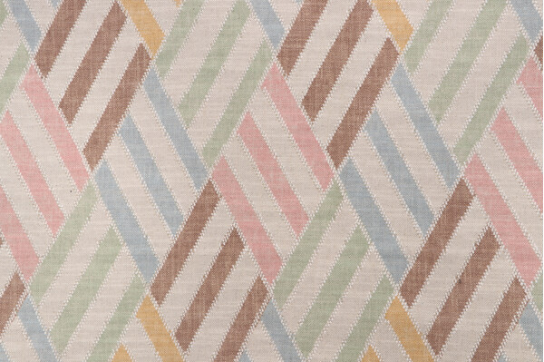 PK Lifestyles Entwine Printed Cotton Blend Drapery Fabric in Quartz