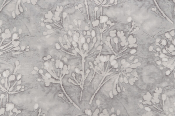 PK Lifestyles Gossamer Branch Printed Cotton Drapery Fabric in Flint