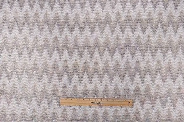 Click for 1 Yards PK Lifestyles Chevron Chenille Upholstery Fabric in Papyrus PK Lifestyles Chevron Chenille Upholstery Fabric in Papyrus