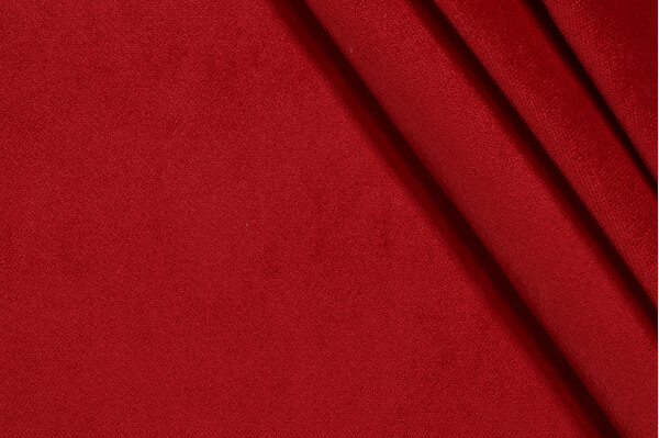 Crypton Sintra High Performance Velvet Upholstery Fabric in Poppy