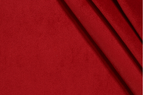 Crypton Sintra High Performance Velvet Upholstery Fabric in Poppy