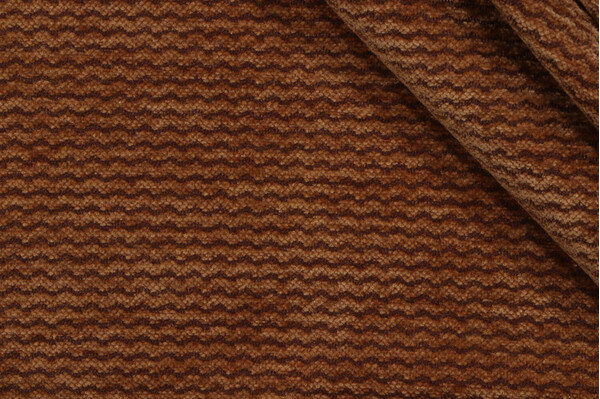 Scalamandre Yakamoz Woven Chenille Upholstery Fabric in Caramel