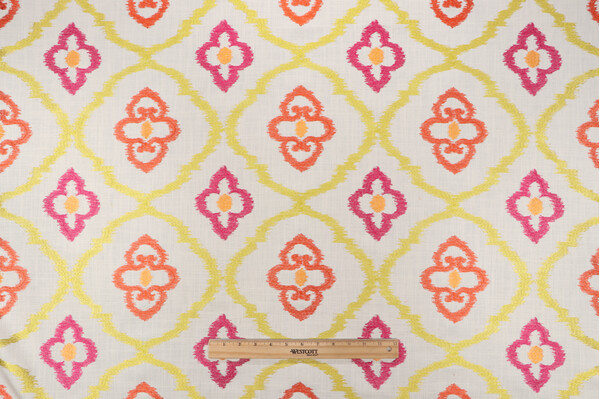Click for Covington Sumatra Embroidered Drapery Fabric in 382-Summer  Covington Sumatra Embroidered Drapery Fabric in 382-Summer