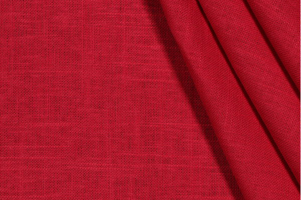Covington Jefferson Linen Woven Drapery Fabric in 350-Watermelon 