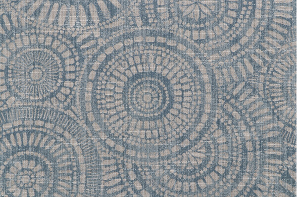 Covington Wheeling Woven Upholstery Fabric in 521-Aquamarine 