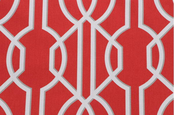 Magnolia Home Deco Printed Cotton Drapery Fabric in Poppy 