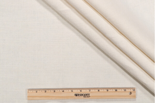 Johana Woven Upholstery Fabric in Eggshell