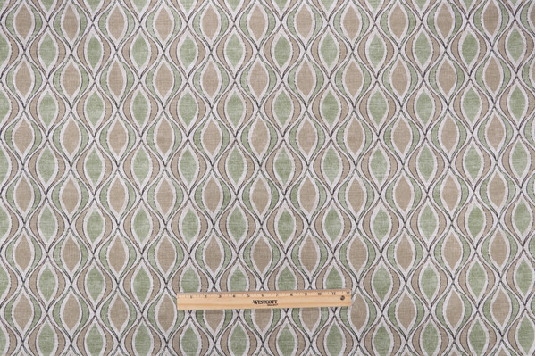 Magnolia Home Joy Printed Cotton Drapery Fabric in Pear