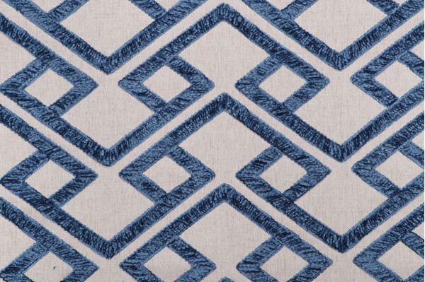 P Kaufmann Accolade Embroidered Drapery Fabric in Bristol