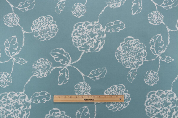 Click for Magnolia Home Melbourne Printed Polyester Outdoor Fabric in Ocean  Magnolia Home Melbourne Printed Polyester Outdoor Fabric in Ocean